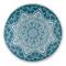 DII® Storm Blue Round Boho Floral Outdoor Rug, 5ft.